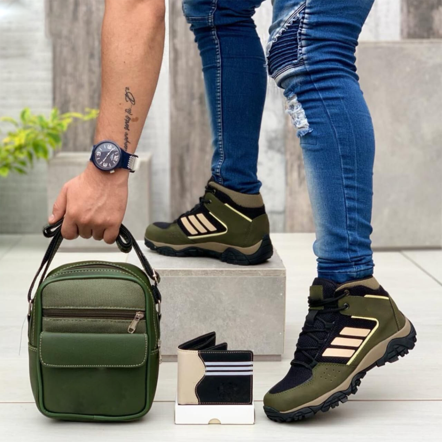 TRIO ZAPATILLAS + BOLSO + BILLETERA