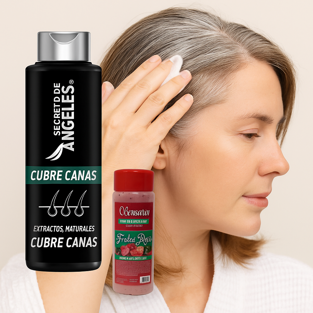 Cubre canas al instante: Resultados progresivos sin tintes agresivos + Obsequio