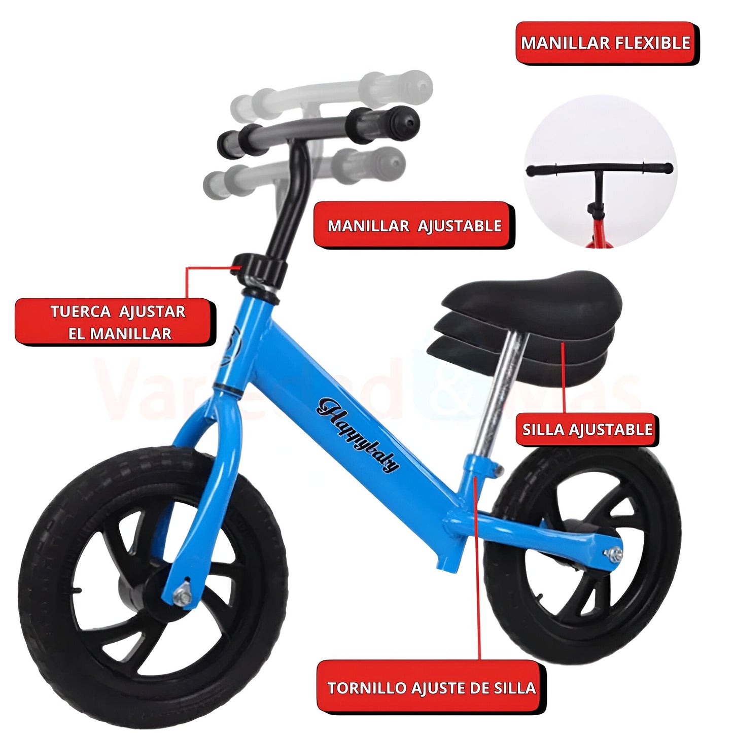BICICLETA EQUILIBRIO PARA NIÑOS