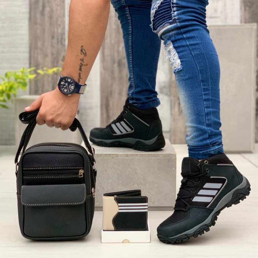 TRIO ZAPATILLAS + BOLSO + BILLETERA