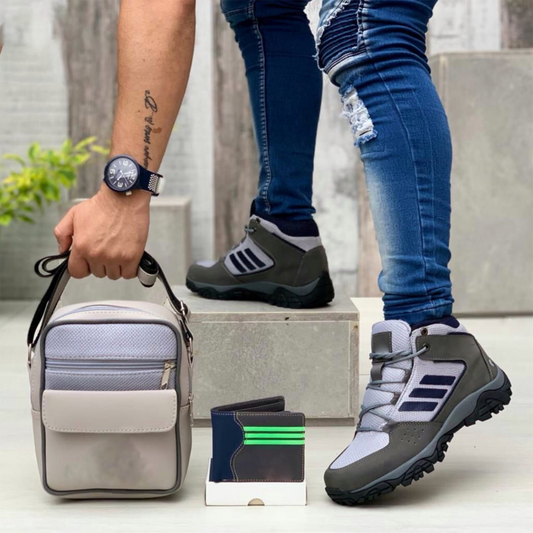 TRIO ZAPATILLAS + BOLSO + BILLETERA