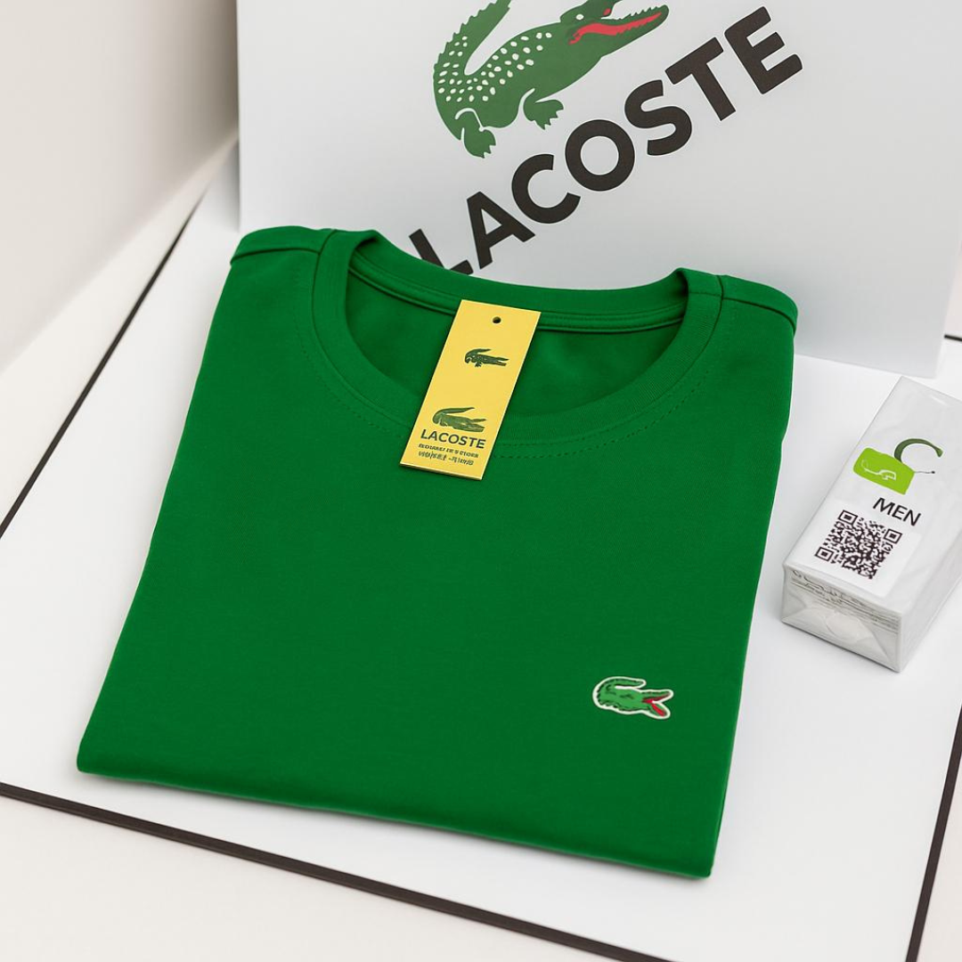 PACK X5 CAMISETAS LACOSTE + LOCION