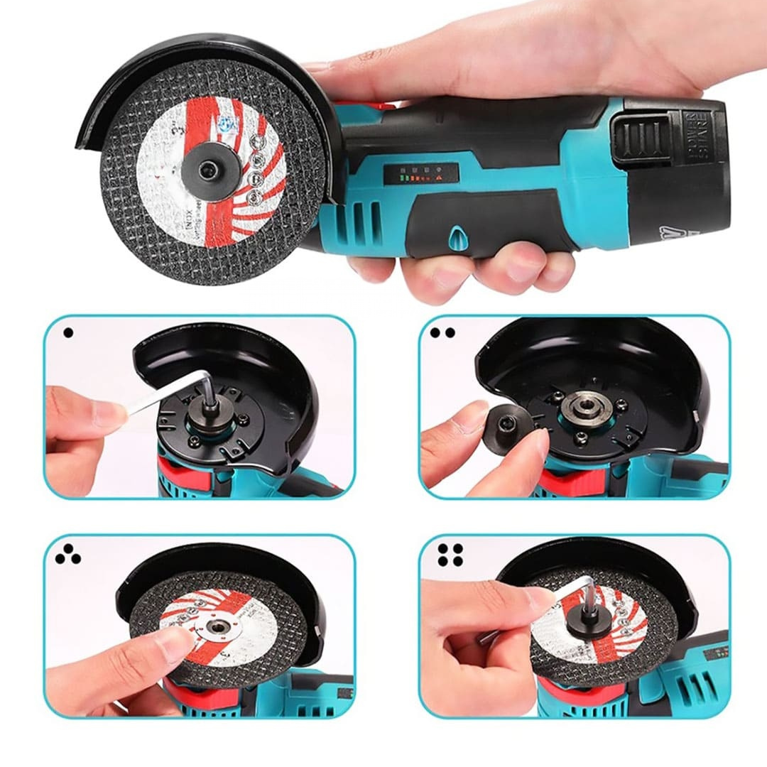 Mini Pulidora De Disco Doble Bateria