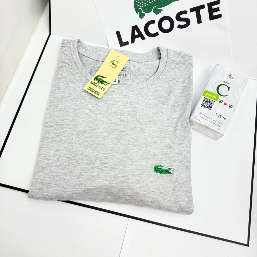 PACK X5 CAMISETAS LACOSTE + LOCION
