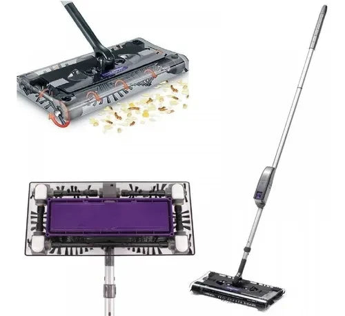 escoba electrica limpieza rapida