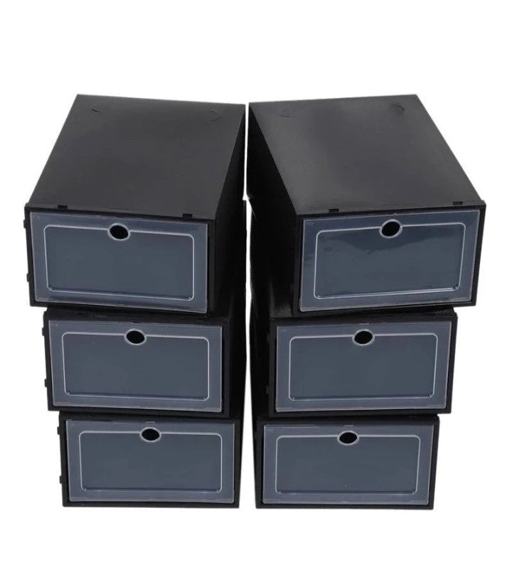 SET 6 CAJAS ALMACENAMIENTO DE ZAPATOS