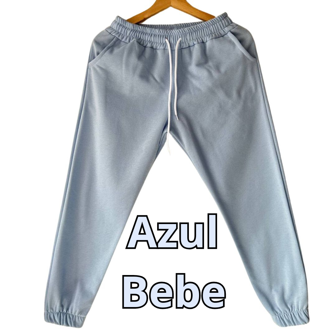JOGGER DAMA + PANTALON BOTA RECTA