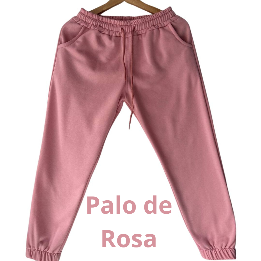 JOGGER DAMA + PANTALON BOTA RECTA