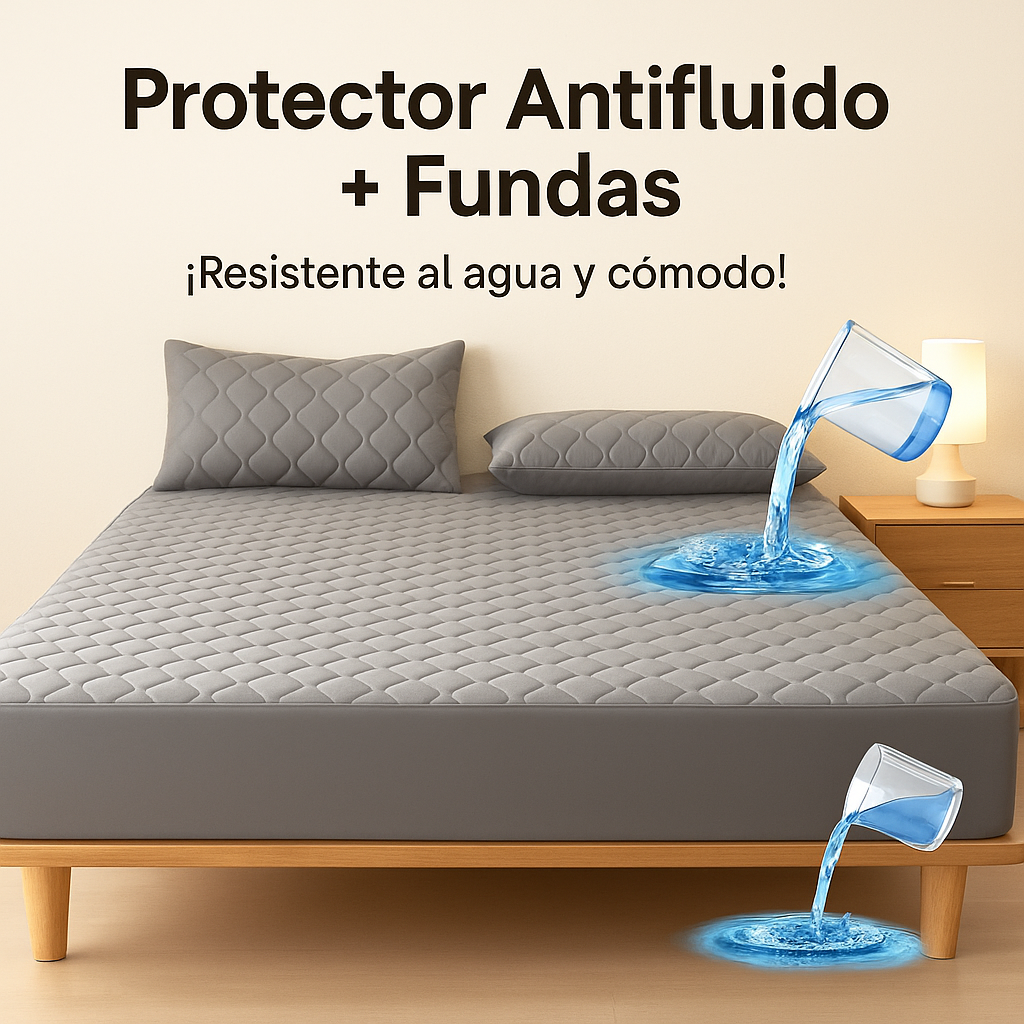 Protector Premium Antifluido QUALITY + Fundas Incluidas