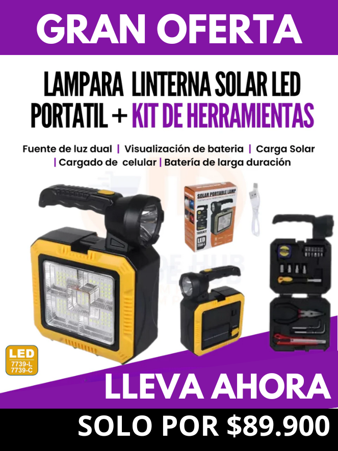 LINTERNA SET HERRAMIENTAS